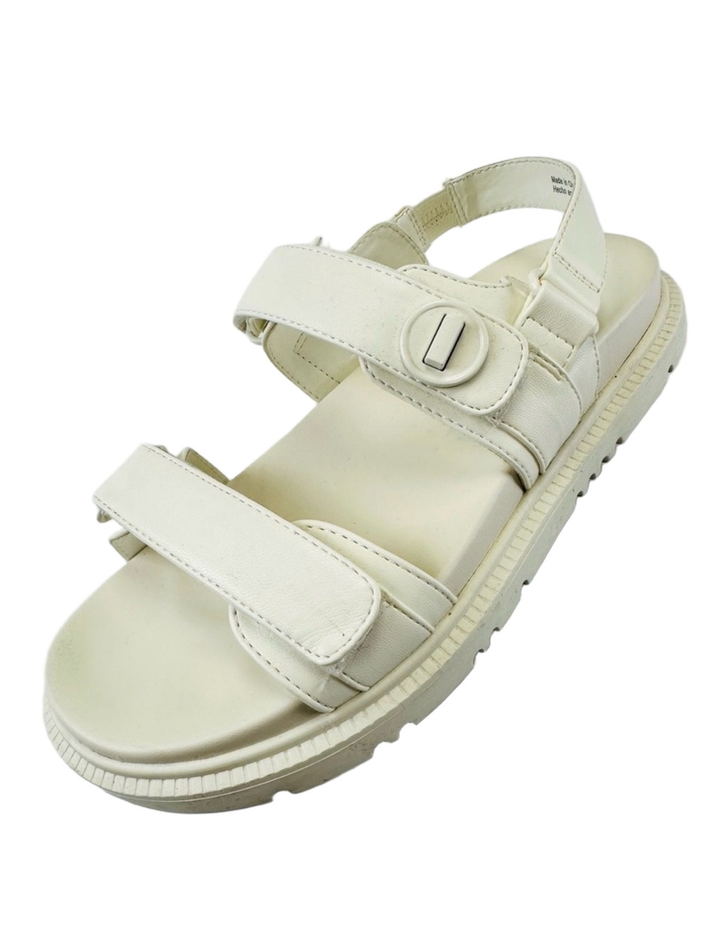 Aldo chunky footbed flat sandals Womens 7 Jeanette adjustable strap Casual